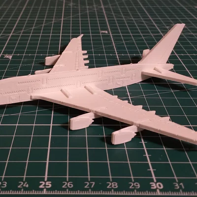 Airbus A380 Kit Card – Mô hình lắp ráp để in 3D