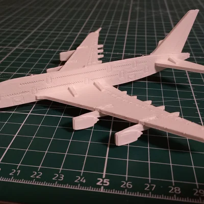 Airbus A380 Kit Card – Mô hình lắp ráp để in 3D