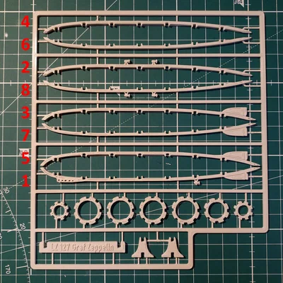 Thẻ lắp ráp LZ 127 Graf Zeppelin (Kit Card)
