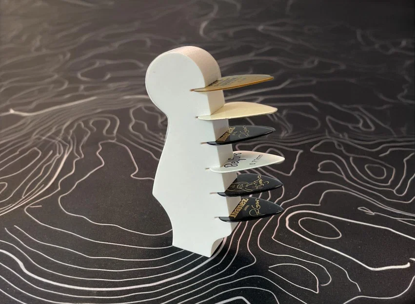 Giá đựng pick đàn Guitar hình đầu cần đàn - Image 1