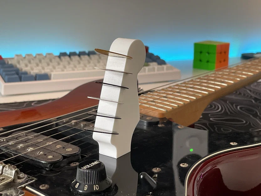 Giá đựng pick đàn Guitar hình đầu cần đàn - Image 2