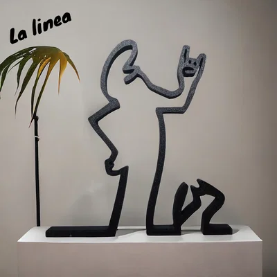 Mô hình trang trí La Linea của Osvaldo Cavandoli in 3D độc đáo