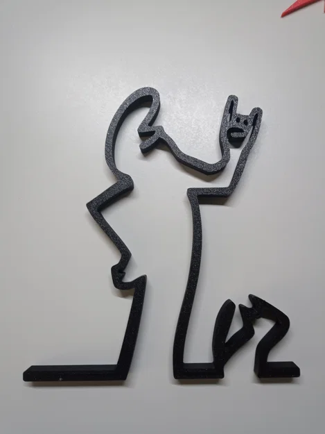 Mô hình trang trí La Linea của Osvaldo Cavandoli in 3D độc đáo - Image 3