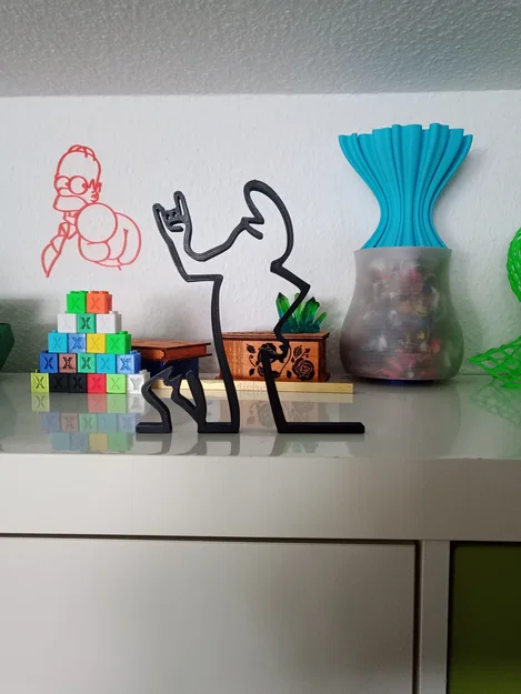 Mô hình trang trí La Linea của Osvaldo Cavandoli in 3D độc đáo - Image 5