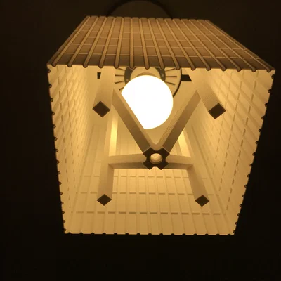 Đèn thả trần (Pendant Lamp) - Thiết kế vuông