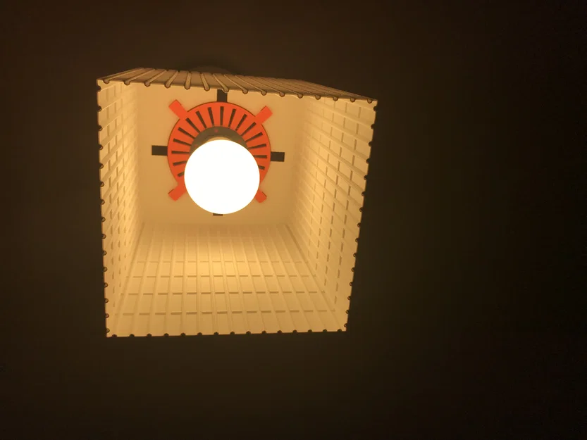 Đèn thả trần (Pendant Lamp) - Thiết kế vuông - Image 4