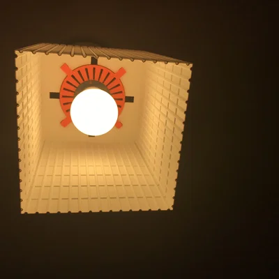 Đèn thả trần (Pendant Lamp) - Thiết kế vuông