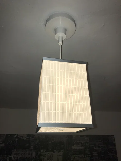 Đèn thả trần (Pendant Lamp) - Thiết kế vuông - Image 5