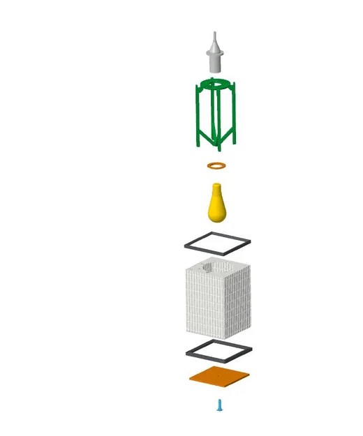 Đèn thả trần (Pendant Lamp) - Thiết kế vuông - Image 6