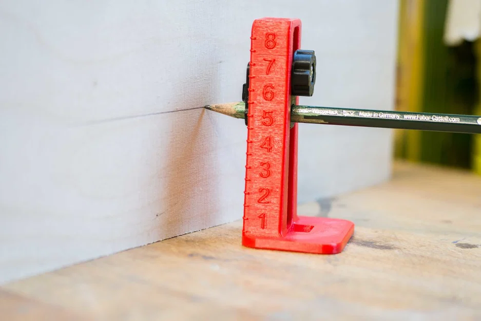 Thước đo & dụng cụ đánh dấu chiều cao cho bút chì (Height Gauge & Marker) - Image 4