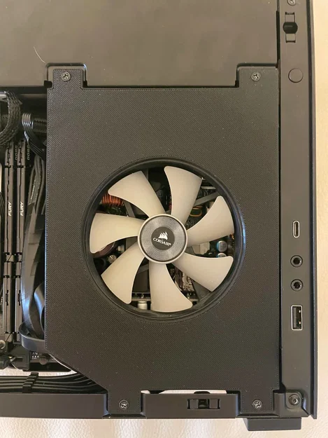 Giá đỡ nguồn Corsair SF750 Offset cho case A4-H2O - Tối ưu tản nhiệt - Image 1