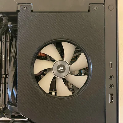 Giá đỡ nguồn Corsair SF750 Offset cho case A4-H2O - Tối ưu tản nhiệt