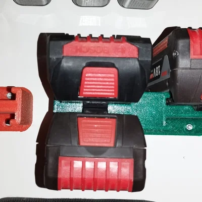 Giá treo pin Bosch Professional 18V tự in 3D siêu gọn