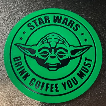 Lót Ly Cà Phê Yoda – Uống Cà Phê, Bạn Phải Làm