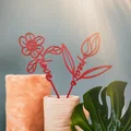 Mô hình 3D trang trí Peace & Love Flowers đầy cảm hứng - Thumbnail 1