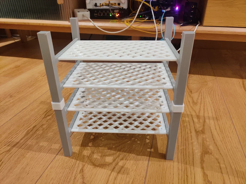 Kệ 3D đa năng sắp xếp router và thiết bị mạng gia đình - Image 1