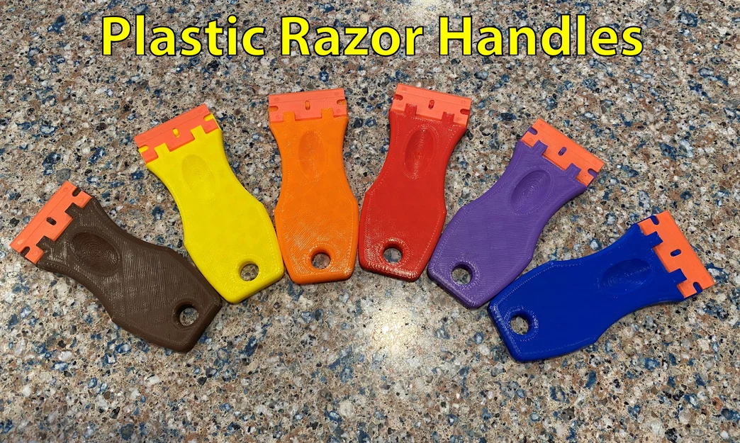 Tay cầm cho lưỡi dao cạo nhựa (Handle for Plastic Razor Blades) - Image 1