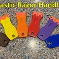 Tay cầm cho lưỡi dao cạo nhựa (Handle for Plastic Razor Blades) - Thumbnail 1