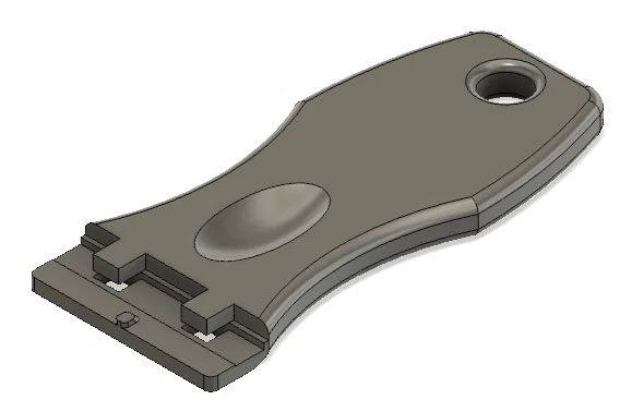 Tay cầm cho lưỡi dao cạo nhựa (Handle for Plastic Razor Blades) - Image 3