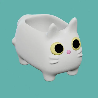 Kitty Pot (Hộp/Chậu mèo dễ thương)