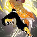 Mô hình 3D Zenitsu Demon Slayer tinh xảo cho fan anime - Thumbnail 2