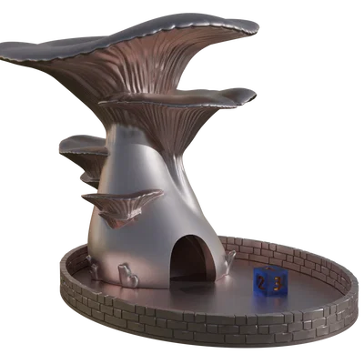 Mushroomdicetower – Tháp thả xúc xắc hình nấm