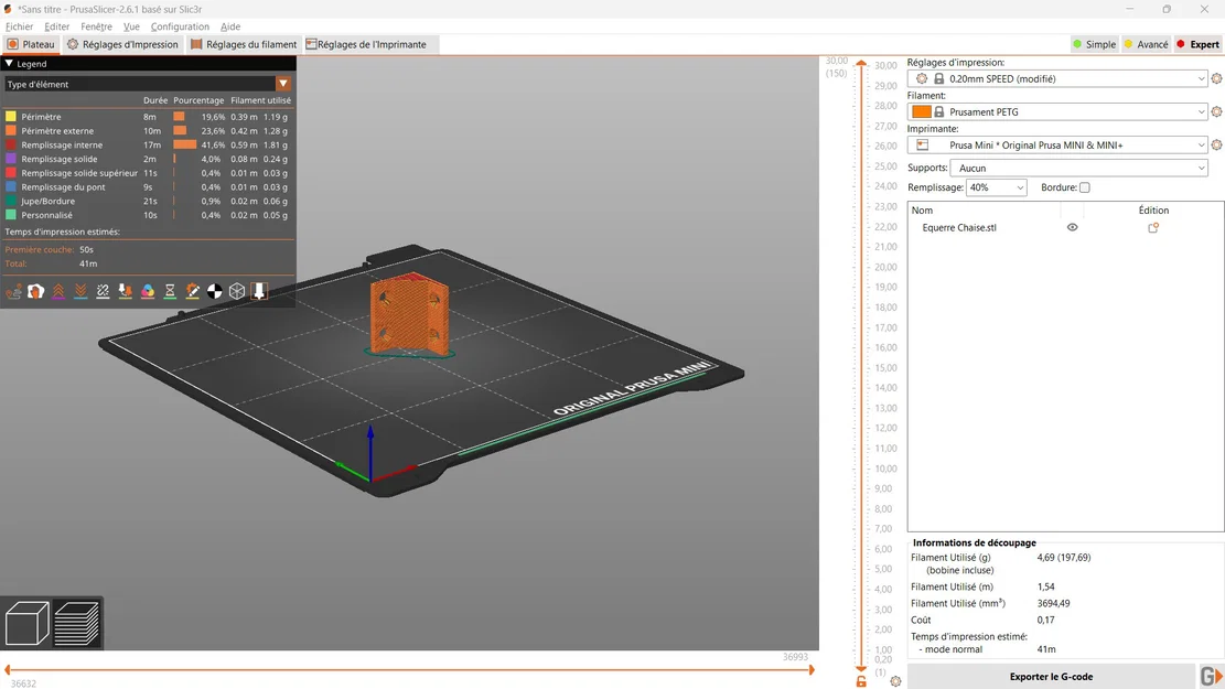 Equerre Chaise – Équerre thay thế cho tabouret Miliboo - Image 2
