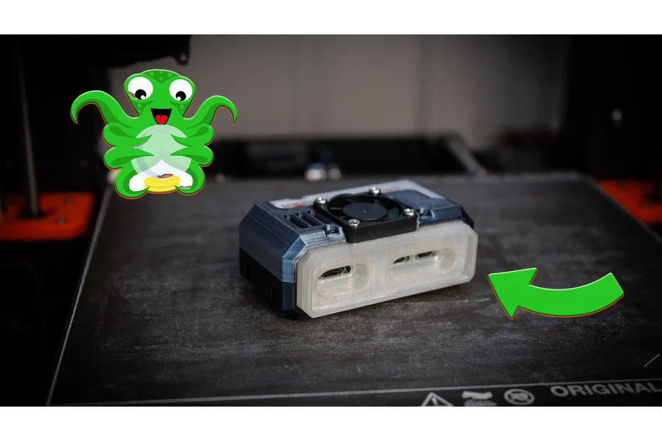 Rework Case Raspberry Pi Zero 2 W cho Octoprint (Tản Nhiệt Nhiều Hơn) - Image 1