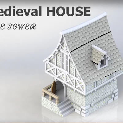 Tower Dice - Medieval House (Tháp thả xúc xắc – Nhà trung cổ)
