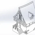 Tower Dice - Medieval House (Tháp thả xúc xắc – Nhà trung cổ) - Thumbnail 3