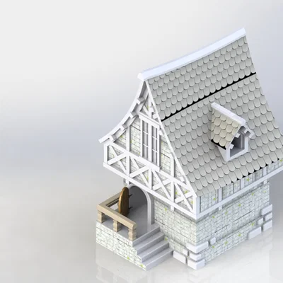 Tower Dice - Medieval House (Tháp thả xúc xắc – Nhà trung cổ)