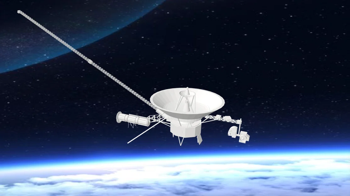 Mô hình tàu vũ trụ Voyager (Voyager Spacecraft) cực chi tiết để in 3D - Image 1