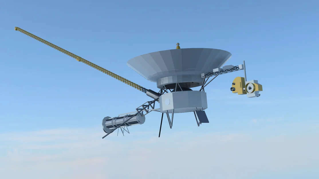 Mô hình tàu vũ trụ Voyager (Voyager Spacecraft) cực chi tiết để in 3D - Image 2