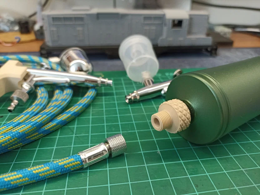Adapter Airbrush từ M7-0.75 sang G1/8 - Image 2
