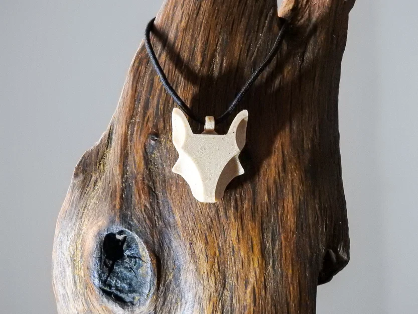 Mặt dây chuyền hình cáo (Fox pendant) độc đáo cho tín đồ in 3D - Image 1
