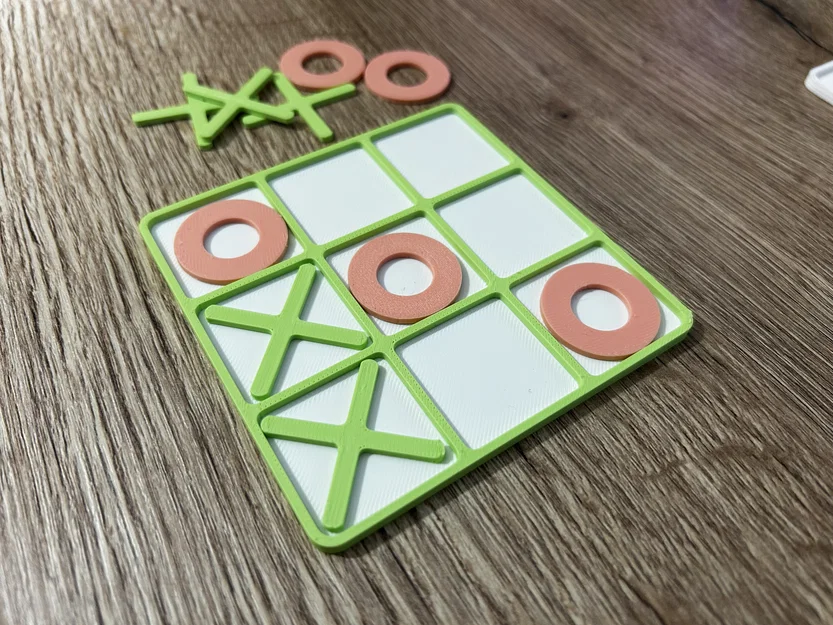 Bộ trò chơi cờ caro Tic Tac Toe 3D nhỏ gọn giải trí - Image 1