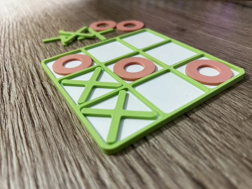 Bộ trò chơi cờ caro Tic Tac Toe 3D nhỏ gọn giải trí - Image 2