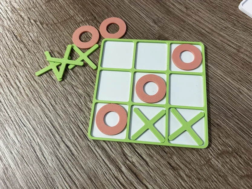 Bộ trò chơi cờ caro Tic Tac Toe 3D nhỏ gọn giải trí - Image 3