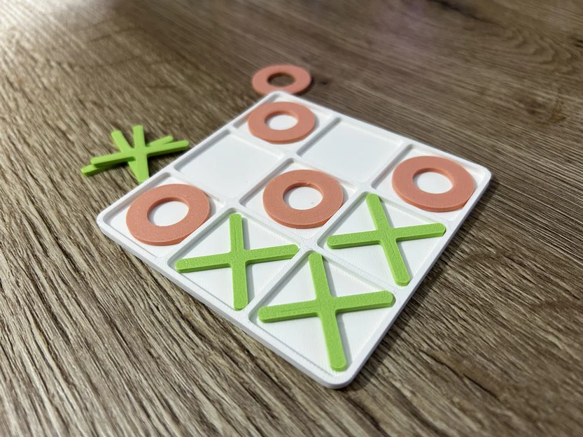 Bộ trò chơi cờ caro Tic Tac Toe 3D nhỏ gọn giải trí - Image 4