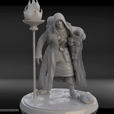 Mô hình 3D Merchant từ Resident Evil 4 sắc nét