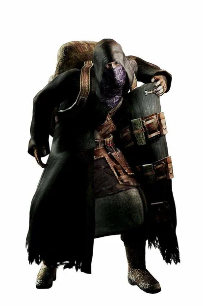 Mô hình 3D Merchant từ Resident Evil 4 sắc nét - Image 2
