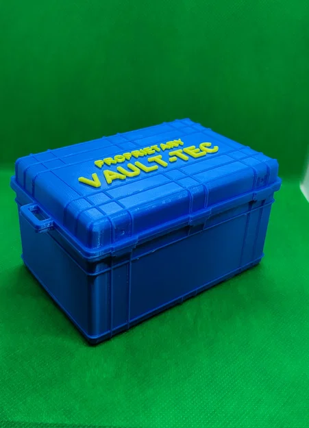 Hộp đựng đồ Vault-Tec Case phong cách Fallout - Mô hình 3D độc đáo - Image 1