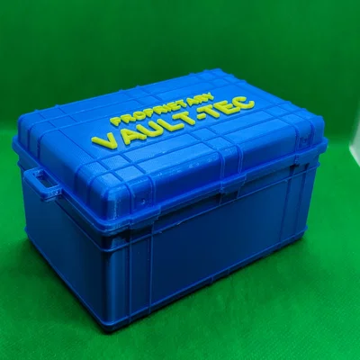 Hộp đựng đồ Vault-Tec Case phong cách Fallout - Mô hình 3D độc đáo