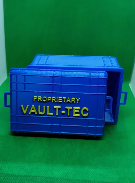 Hộp đựng đồ Vault-Tec Case phong cách Fallout - Mô hình 3D độc đáo - Image 2