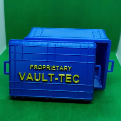 Hộp đựng đồ Vault-Tec Case phong cách Fallout - Mô hình 3D độc đáo