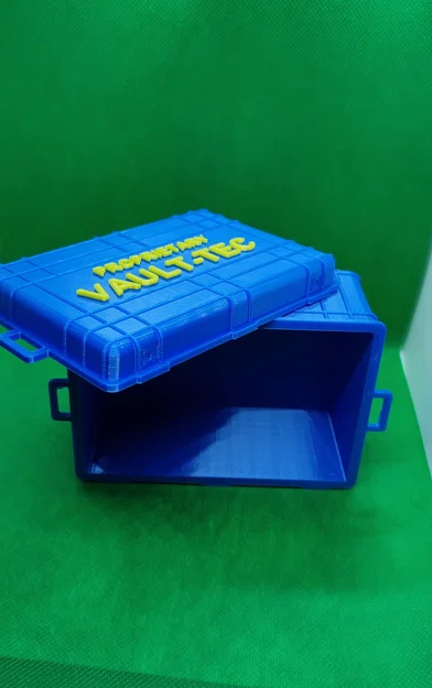 Hộp đựng đồ Vault-Tec Case phong cách Fallout - Mô hình 3D độc đáo - Image 3