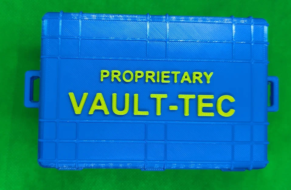 Hộp đựng đồ Vault-Tec Case phong cách Fallout - Mô hình 3D độc đáo - Image 5