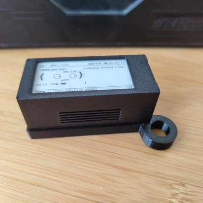 Case gập Pwnagotchi cho Waveshare 4 + RP Z 2W + Waveshare UPS Hat (c) battery