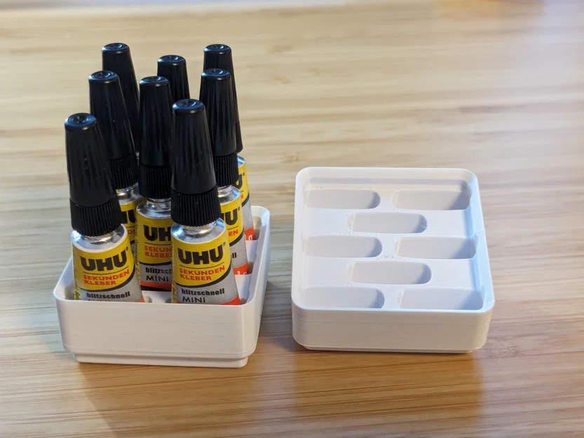 Khay Gridfinity đựng keo Superglue - Image 2