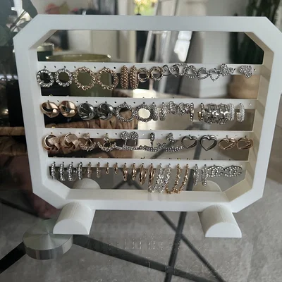Giá treo bông tai 3D - Phụ kiện trang trí bàn trang điểm tinh tế